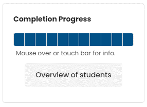 Moodle - Completion Progress Block - Focused